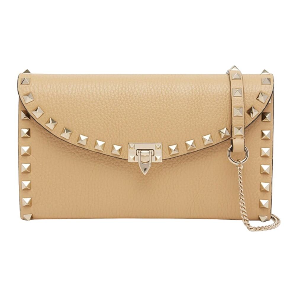 NEW VALENTINO GARAVANI ROCKSTUD CHAIN WALLET CLUTCH BAG PURSE AUTHENTIC NWT!